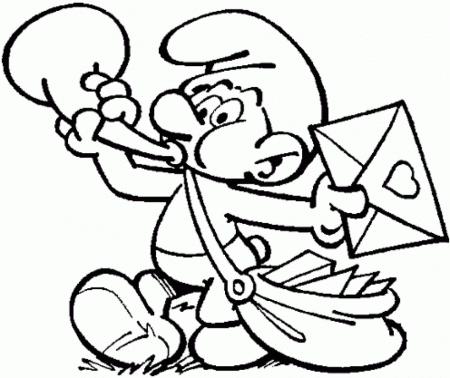 Printable Coloring Pages The Smurfs Cartoon Anime Movie For Kids 