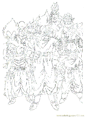 Dragon ball z printable pictures | coloring pages for kids 