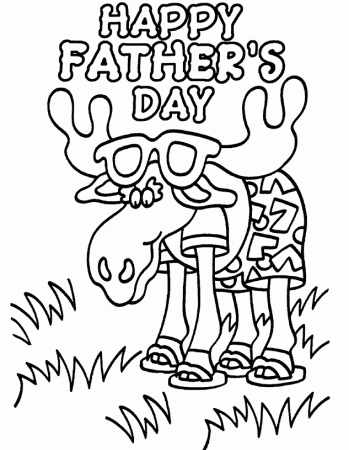 Fathers Day Coloring Pages (2) - Coloring Kids