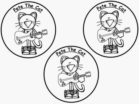 Pete The Cat Halloween Printable Coloring Page - Coloring Home
