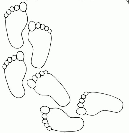Footprints In The Sand Coloring Pages - Coloring Pages
