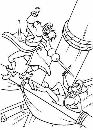 Christmas Coloring Pages Peter Pan - Coloring Pages For All Ages