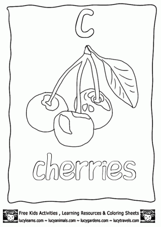 Printable Fruit Coloring Pages Pears, Fruit Coloring Pages of Pear ...