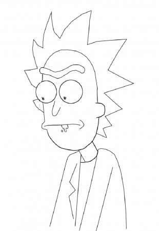 coloring: 41 Rick And Morty Coloring Page Image Inspirations ...