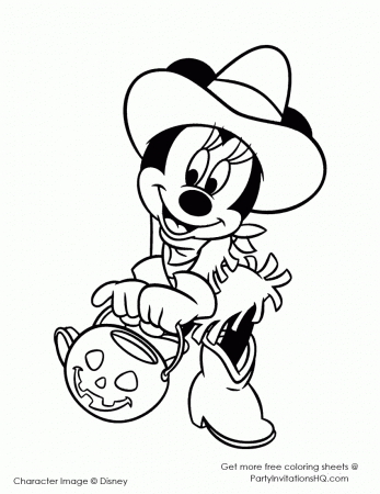 Disney Halloween Coloring Pages: 15 Delightful Sheets to Share!