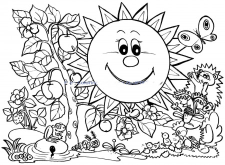 Spring Break Coloring Page | Wecoloringpage - Coloring Home