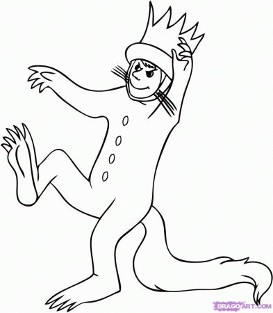 Max - Where The Wild Things Are Coloring Page