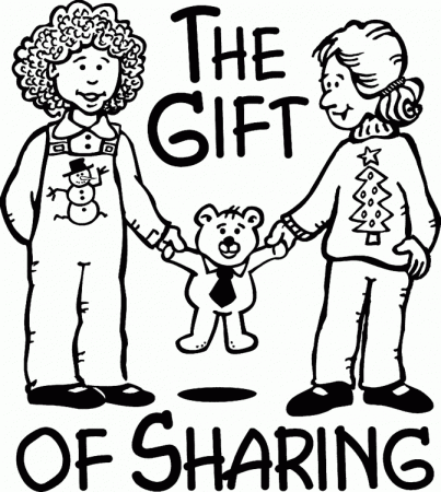 6 Pics of Sharing Coloring Pages For Preschoolers - Kids Sharing ...
