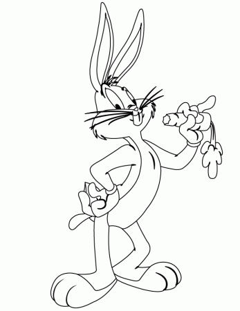 Free Printable Bugs Bunny Coloring Pages | HM Coloring Pages