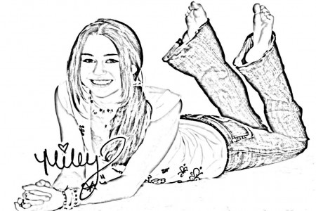 Hannah montana coloring pages to download and print for free