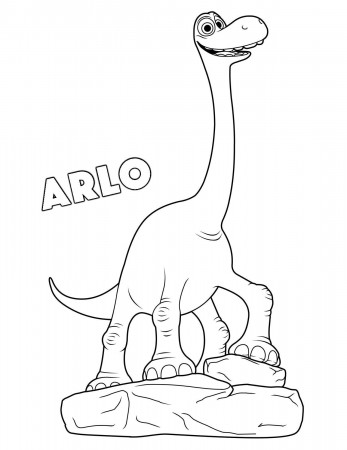 Printable the good dinosaur arlo coloring pages for kids - Kids ...