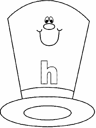 Alphabet # H Coloring Pages & Coloring Book