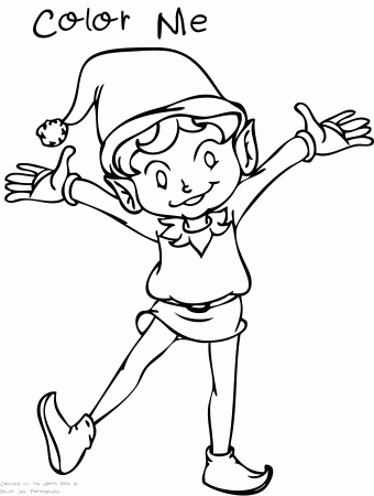 Elf On Shelf Coloring Book - High Quality Coloring Pages