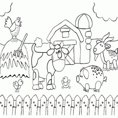 Related Preschool Coloring Pages Animals item-16577, Printable ...