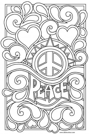 Difficult Printable Coloring Pages For Teens | Coloring Online