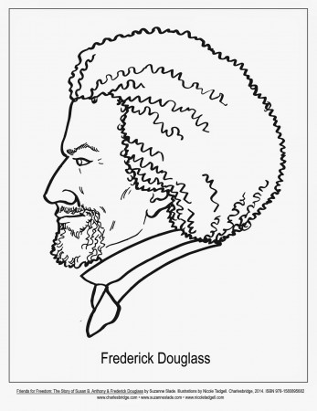 Frederick Douglass Coloring Page