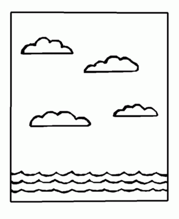 Bible Printables - Bible Coloring Pages - Creation Day 2