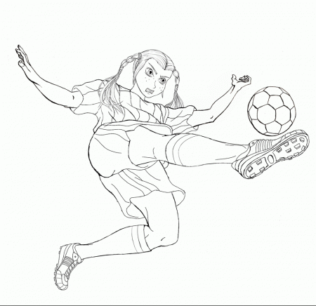 Soccer coloring pages 29 / Soccer / Kids printables coloring pages