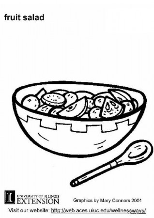 Coloring Page fruit salad - free printable coloring pages - Img 5804