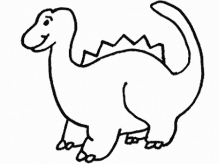 Cartoon Dinosaur Coloring Pages 9 | Free Printable Coloring Pages