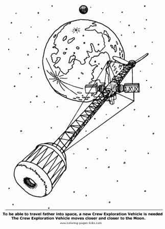 Space Shuttle Atlantis Coloring Page Realistic - Pics about space