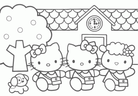 Hello Kitty Coloring Sheets Â» Cenul – Free Coloring Pages For Kids