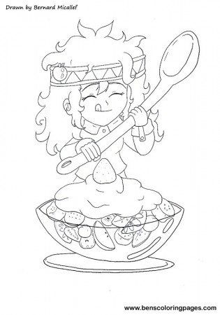 Fruit salad coloring pages download and print for free