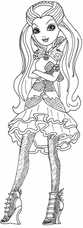 Free Printable Ever After High Coloring Pages: Raven Queen Ever ...
