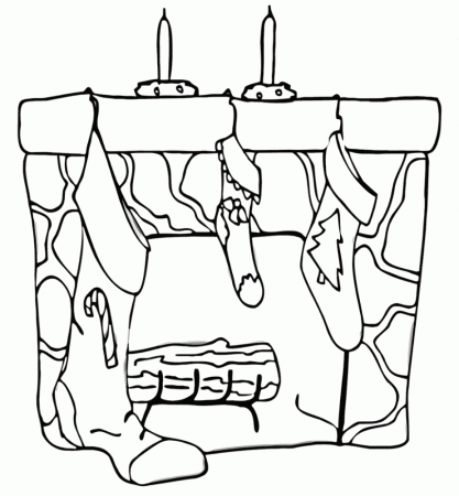Fireplace coloring pages | Coloring pages to download and print