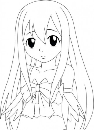Fairy Tail Lucy Coloring Pages - High Quality Coloring Pages