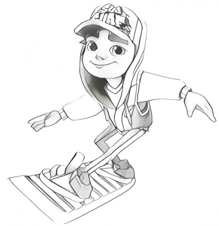 Coloring page Subway Surfers 9