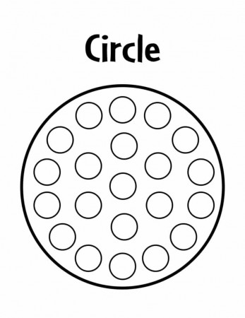 Free Circle Worksheets for Preschool ...