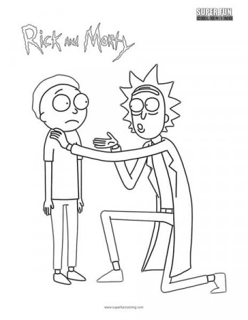 Rick and Morty Coloring Page - Super Fun Coloring