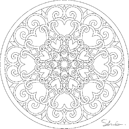 Simple Mandala Coloring Pages Car Pictures