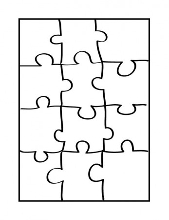 Printable Blank Puzzle Pieces