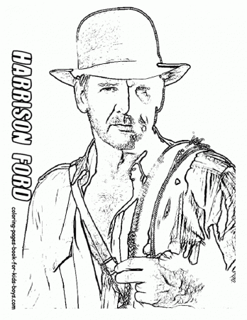 Indiana Jones Coloring Page | 99coloring.com