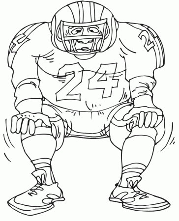 cowboy football Colouring Pages