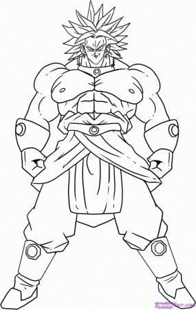 Coloring Pages For Dragon Ball Z 580 | Free Printable Coloring Pages