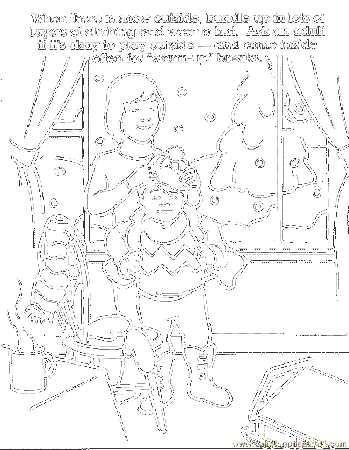 Halloween Safety Coloring Sheets