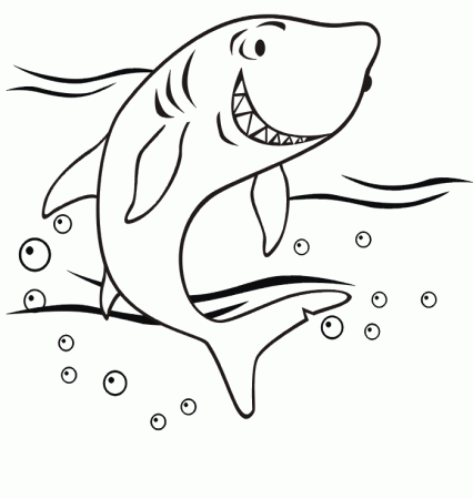 awesome Shark coloring pages for kids | Great Coloring Pages