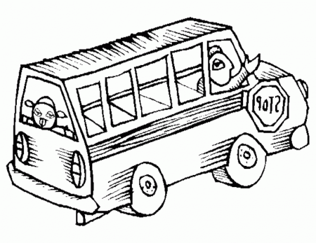bus coach Colouring Pages (page 2)