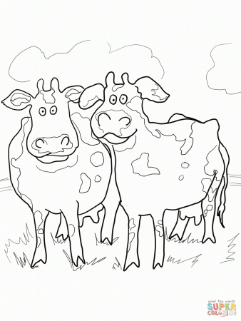 Click Clack moo cows that type coloring page