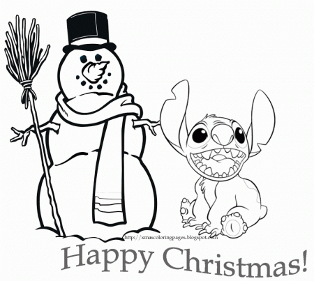 Holiday Disney Coloring Pages