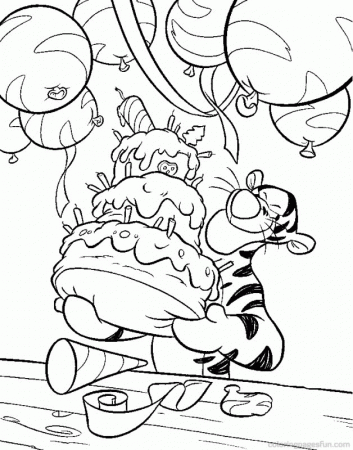 Winnie the Pooh Coloring Pages 2 | Free Printable Coloring Pages 