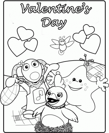 Free Valentine Cards Coloring - Valentine's Day Coloring Pages 