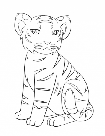 Coloring Pages Of Baby Tigers Www Fanwu Org Coloring Pages For 