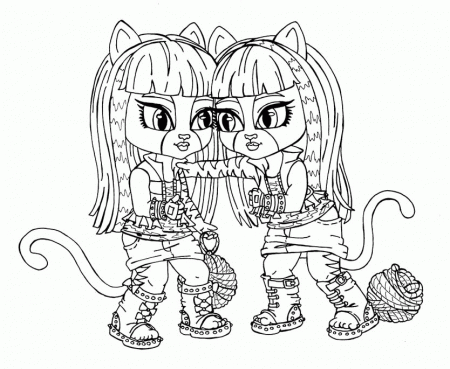 monster high as babies Colouring Pages (page 3)