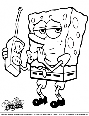 Sponbob Colouring Pages (page 2)