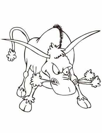 bull underground Colouring Pages