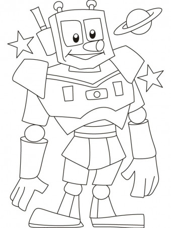 Free Printable Robot Coloring Pages | Coloring Pages